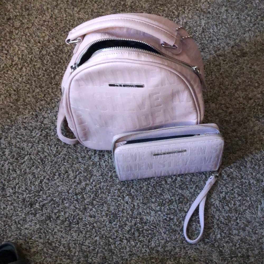 Madden backpack and wristlet wallet